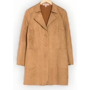 Philosophy Republic Clothing Faux Leather Jacket Size Medium in Cedar NWT